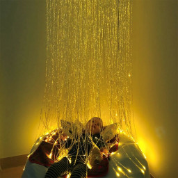 Fiberoptikk 100 tråder x 2m