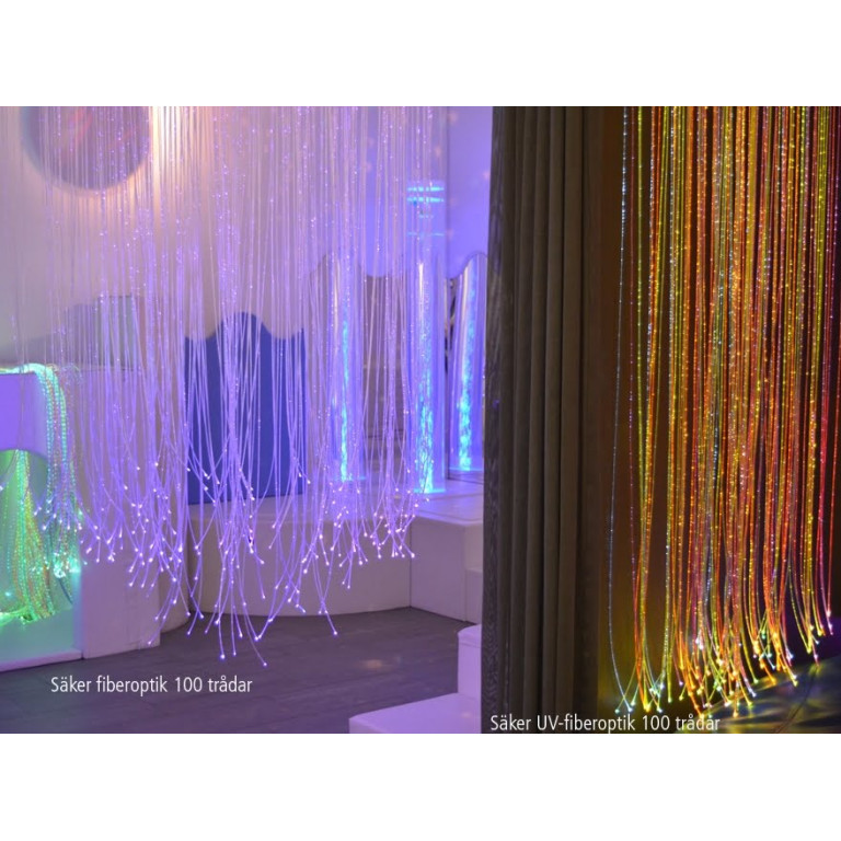 Fiberoptikk Hvit 200 tråder 3 m