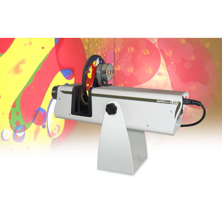 LED projektor inkl rotator 15+22,5cm hjul, magnetisk