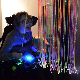 Fiberoptikk UV 100 tråder x 2m