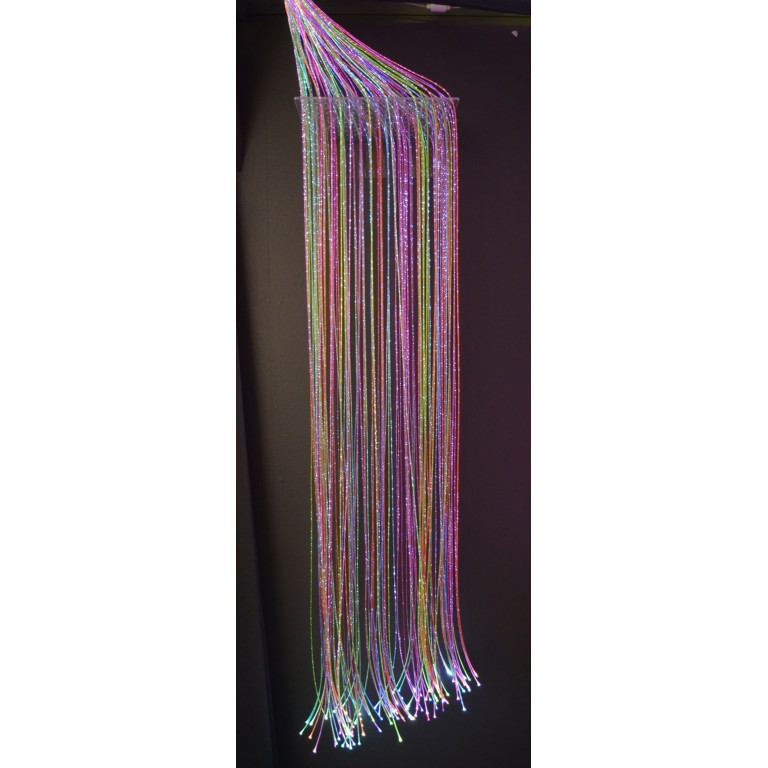 Fiberoptikk farge 100 tråder 2 m