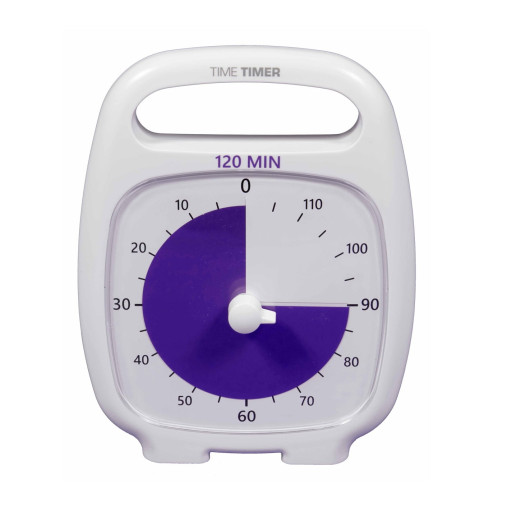 Klokke Time Timer® Plus hvit 120 min
