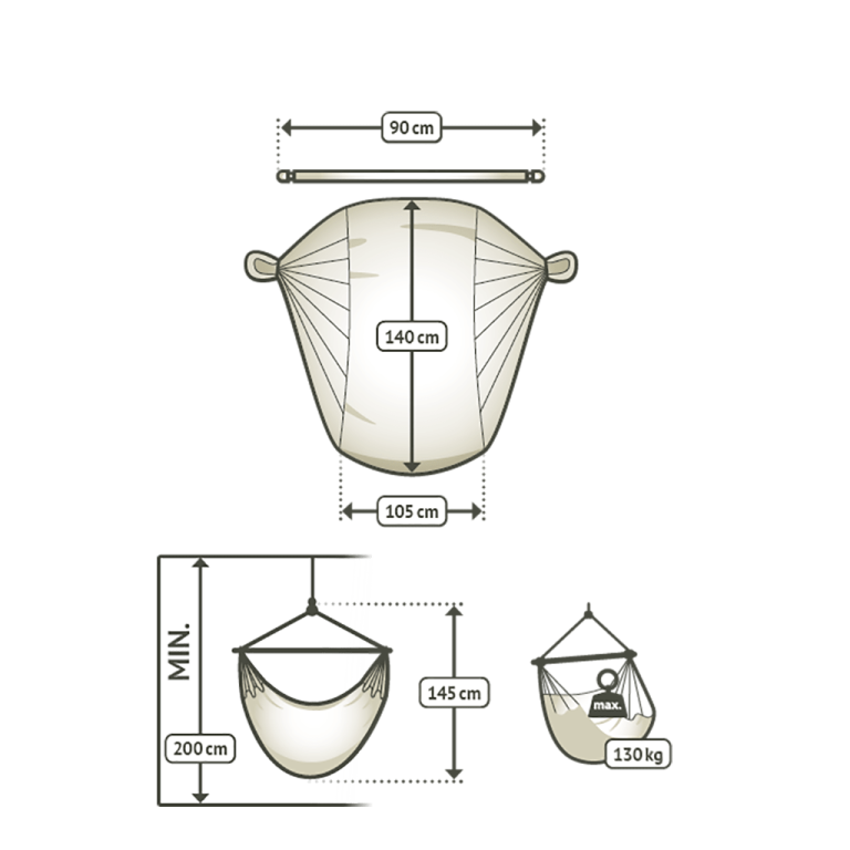 Hengestol Habana offwhite