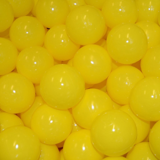 Baller 75mm, gul, 500 st