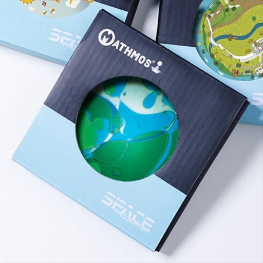 Oljehjul, blå/grønn til spaceprojektor