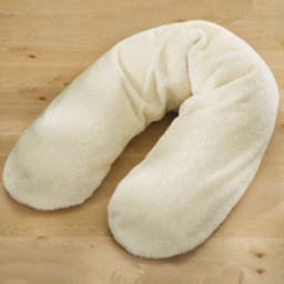 Store U offwhite med teddytrekk