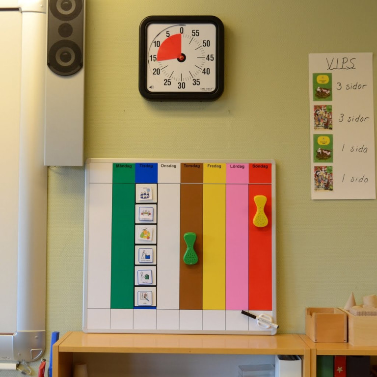 Symbolix planleggingskalender uketavle  60x67cm,farge