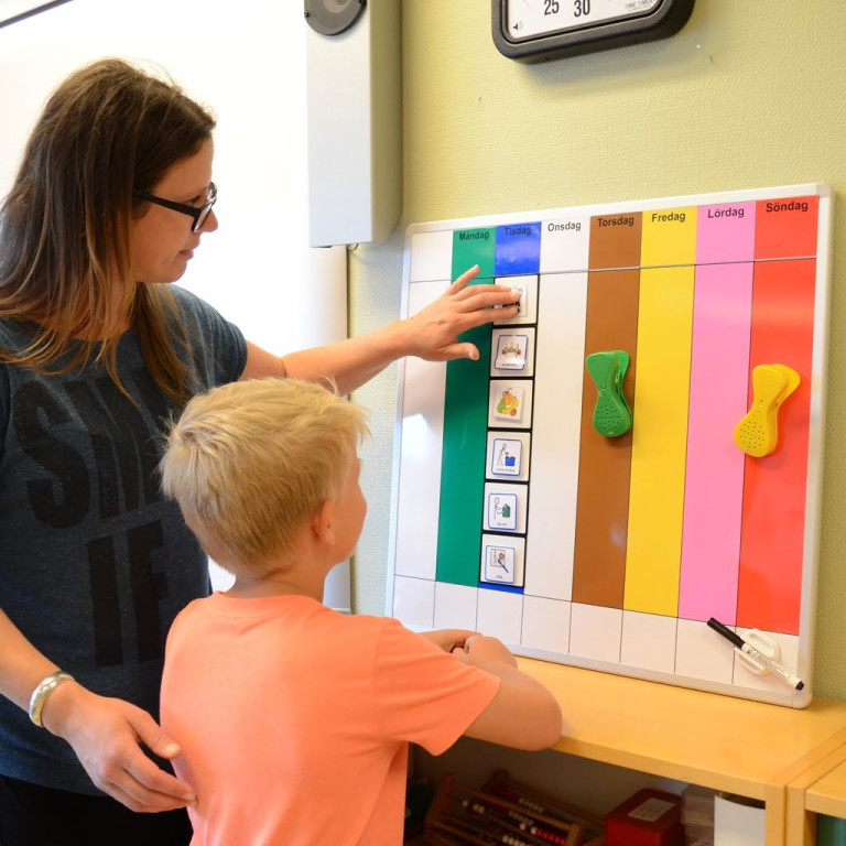 Symbolix magnetkort svart ramme, 8x8cm (56st)