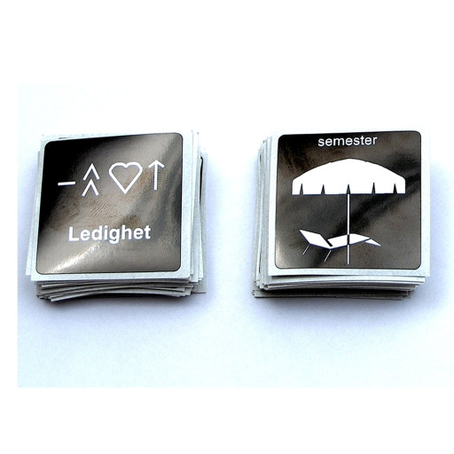 Symbolix bilder selvklebende symboler 48st