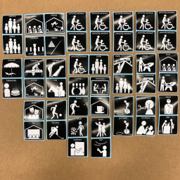 Symbolix bilder selvklebende symboler 48st