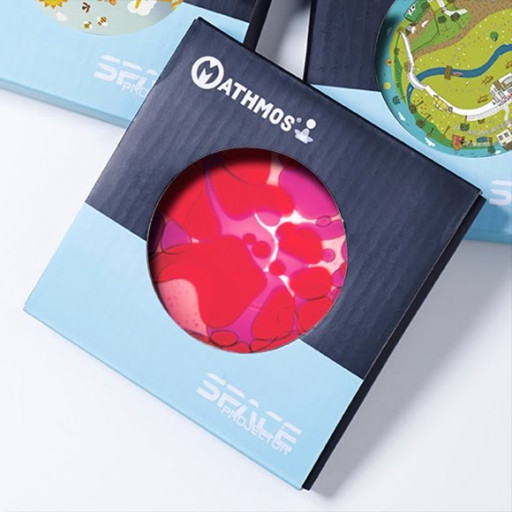 Oljehjul,lilla/rød til spaceprojektor