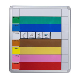 Symbolix Mini planleggingskalender  uketavle 35x33cm, farge
