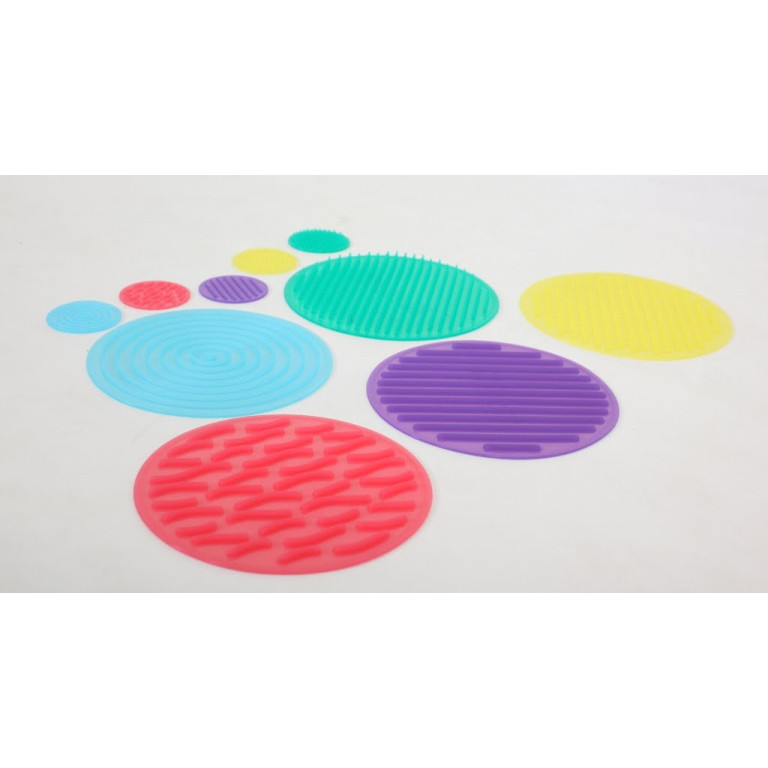 Silikonsirkler med tekstur