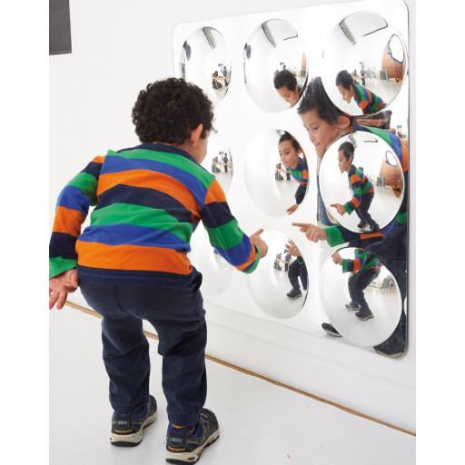 Akrylspeil  konveks 9 bobler