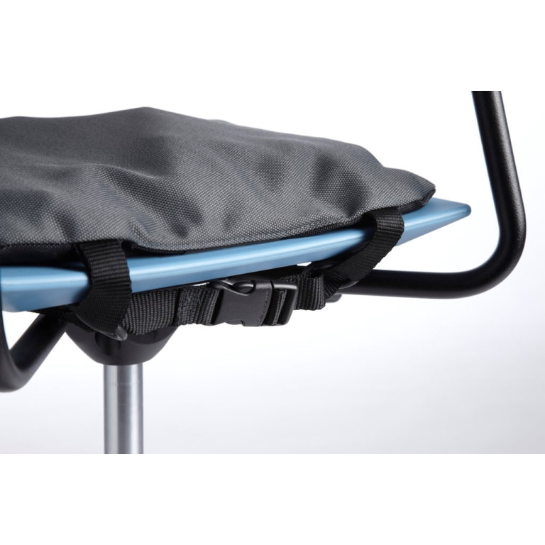 Protac Kulepute™ 40x40cm, 25mm baller, hurtigspenne, Dark Grey