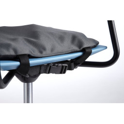 Protac Kulepute™ 40x40cm, 25mm baller, hurtigspenne, Dark Grey