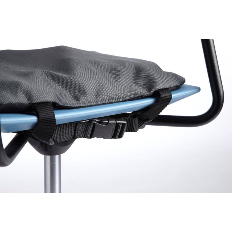 Protac Kulepute™ 40x40cm, 38mm baller , hurtigspenne, Dark Grey