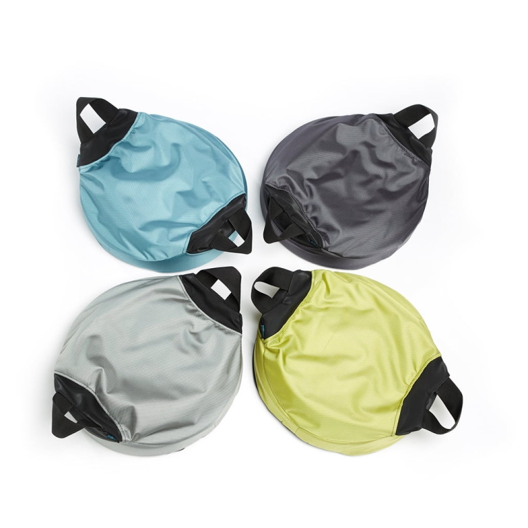 Fot-/sittepute Protac GroundMe®, lav 10cm, Dark Grey