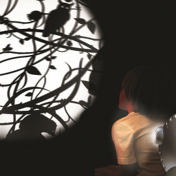 Effekthjul till Spaceprojektor - "Skog" inkl 4 farger