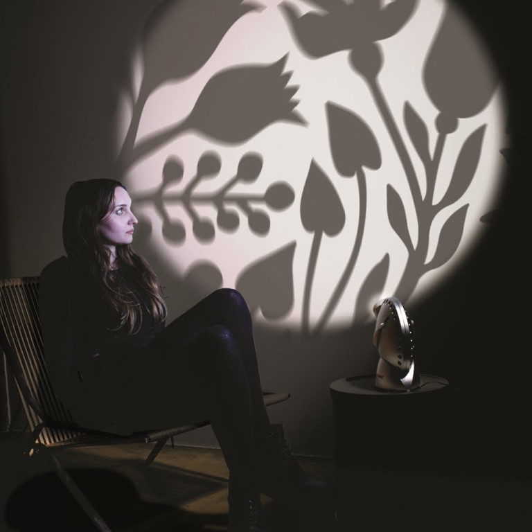 Effekthjul till Spaceprojektor - "Blomster" inkl 4 farger