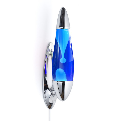 Lavalampe veggmodell blå/turkis