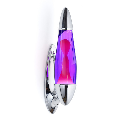 Lavalampe veggmodell lilla/rosa