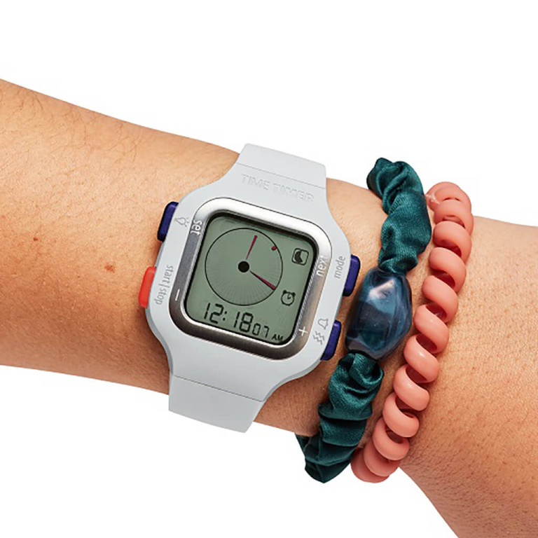 Klokke Time Timer® Armbånd Small, lysgrå