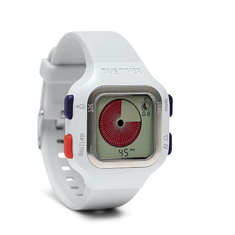 Klokke Time Timer® Armbånd Small, lysgrå