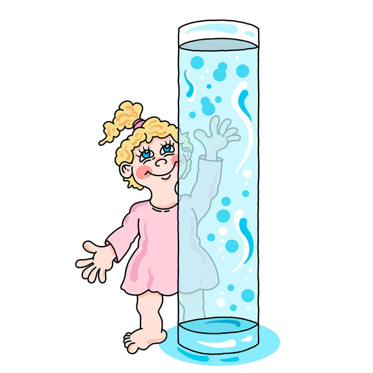 Boblerør med baller 175 x 20cm