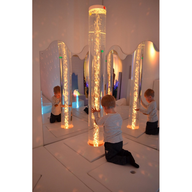 Hjørnepodie høyt, 100*45, hvit