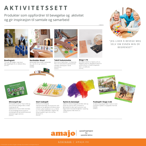 Aktivitets-kit for eldreomsorg