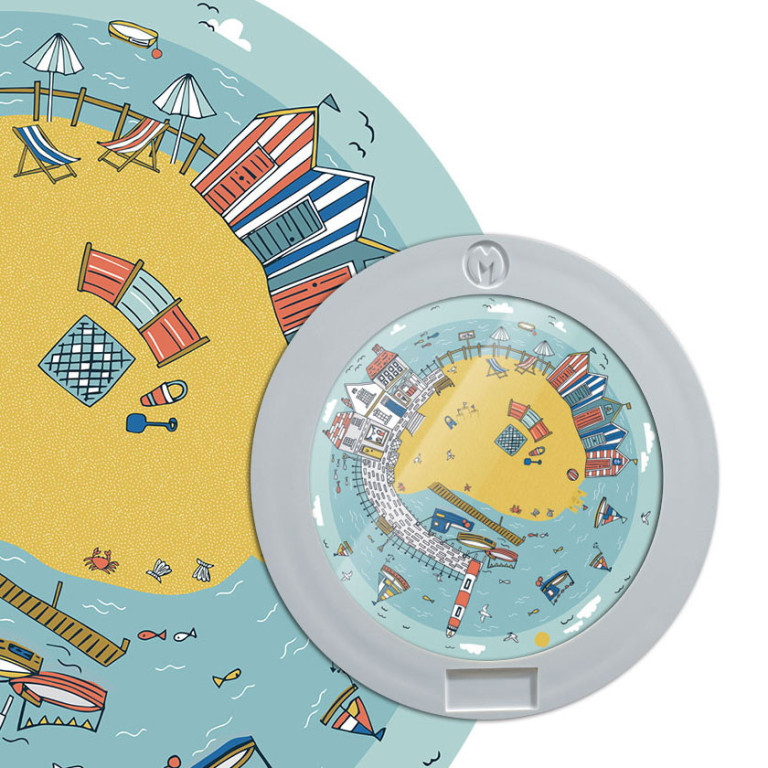 Effekthjul tll Spaceprojektor - "På stranden"