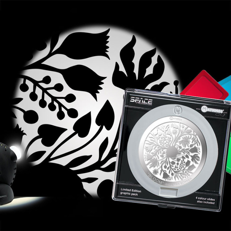 Effekthjul till Spaceprojektor - "Blomster" inkl 4 farger