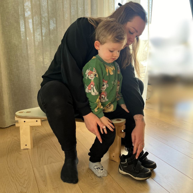 Av/påkledningskrakk salformet