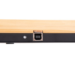 Lydknapper på rekke