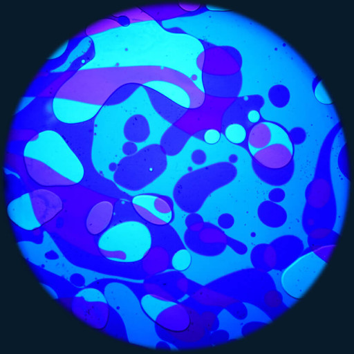 Solar oljehjul 6" Blue Moon